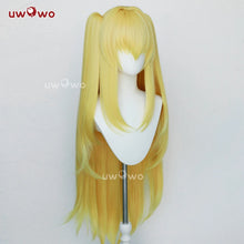 Load image into Gallery viewer, UWOWO Game Azurr Lanee x To Lovee Ruu Golden Darkness Cosplay Wig Long Yellow Hair Halloween Wig