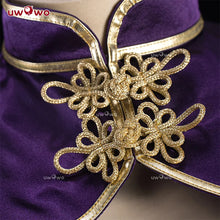 Load image into Gallery viewer, IN STOCK UWOWO C.C. Cosplay Codee Geasss: C.C. CC Purple Cheongsam Cosplay Costume Purple Dress Halloween Costume