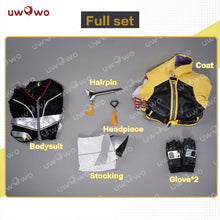 Load image into Gallery viewer, LAST BATCH UWOWO Genshin Impact Fanart Ningguang Auto Racing Suit Cosplay Costume