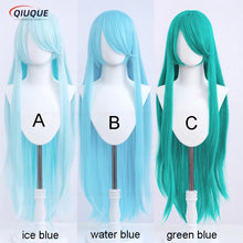 Load image into Gallery viewer, 73 Colors 100cm Long Straight Cosplay Wig Anime Compatible Universal Omopinenet Heat Resistant Synthetic Hair Wigs + Wig Cap