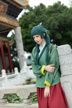 Load image into Gallery viewer, Maomao Cosplay Costume Wig Anime The Apothecary Diaries Dress Skirt Green Top Kusuriya No Hitorigoto Halloween for Women