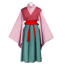Load image into Gallery viewer, Anime Alluka Zoldyck Cosplay Costume Aruka Zorudikku Pink Green Japanese kimono Wigs Headwear Halloween Party Dressing