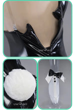 Load image into Gallery viewer, IN STOCK UWOWO Mikku Bunny Cosplay with Headband Black Mikku Cosplay Costume Bodysuit Canival Halloween Outfits