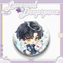 Load image into Gallery viewer, Game Love And Deepspace Crow Snowman Qinche Sylus Xavier Zayne Rafayel Cosplay Costumes SPTE Tin Plated Pin Badge Pendant Prop