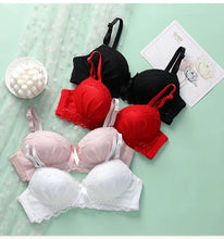 Load image into Gallery viewer, Summer New Sexy Women Bra Set Cute Fashion Wireless Gather Underwear Comfortable Panties Soft Push Up Top Lace Lingerie Set