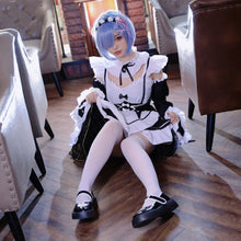 Load image into Gallery viewer, Anime Ram Rem Lolita Meid Cosplay Re Leven In Een Andere Wereld dan Nul Kostuums Vrouwen Loli Jurk Halloween Feestpak