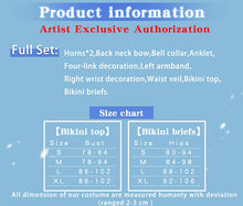 Load image into Gallery viewer, LAST BATCH UWOWO Ganyu Cosplay Swimsuit Exclusive Game Genshin Impact Fanart Ganyu Costume Swimming Bra Panties Full Halloween