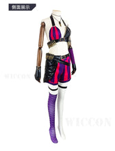 Load image into Gallery viewer, Anime Game LOL Arcane Cosplay Costume Crit Loli Jinx Cosplay Loose Cannon Cosplay Outfit Shoes Wig Sexy Women Carnival Costume
