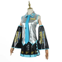 Load image into Gallery viewer, Anime Miku Cosplay Costume Miku Japan Maid May Output Dress Suit Headwear Wig Halloween Costume For Women Girl Adult