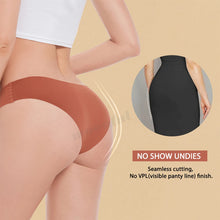 Load image into Gallery viewer, 3 Pcs Set Seamless Panties for Women Breathable Low Waist Sexy Underwear Solid Silk Briefs Invisible Seamless Panties Woman