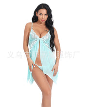 Load image into Gallery viewer, Foreign Trade Supply European and American New Sexy Lingerie Sexy Women's Lace Mesh Sexy Suspender Skirt Home Wear
