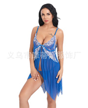 Load image into Gallery viewer, Foreign Trade Supply European and American New Sexy Lingerie Sexy Women's Lace Mesh Sexy Suspender Skirt Home Wear
