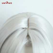 Load image into Gallery viewer, UWOWO Feixiao Wig Game Honkai Star Rail Feixiao Cosplay Wig Fei Xiao Wig Sliver Dusty blue Hair Long Hair Halloween Wig
