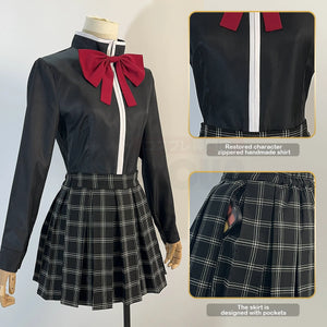 HOLOUN Puella Magi Madoka Magica Anime Kaname Madoka Cosplay Costume Jk Skirt Shirt Akemi Homura Tomoe Mami Miki Sayaka Sakura