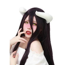 Load image into Gallery viewer, In Stock DAZCOS Anime Overlord Albedo Cosplay Costume Halloween Christmas Costume Cos Women White Dress Overlord Albedo Cosplay
