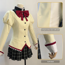 Load image into Gallery viewer, HOLOUN Puella Magi Madoka Magica Anime Kaname Madoka Cosplay Costume Jk Skirt Shirt Akemi Homura Tomoe Mami Miki Sayaka Sakura
