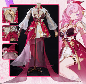 IN STOCK UWOWO Elysia Cosplay Game Honkai Impact 3 Elysia Peachy Spring Herrscher of Human Ego Cosplay Costume