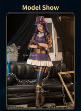 Load image into Gallery viewer, LAST BATCH UWOWO League of Legends/LOL: Caitlyn Sheriff of Piltover Cosplay Costume
