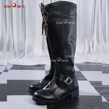Load image into Gallery viewer, UWOWO Capitano Cosplay Shoes Game Genshin Impact Fatui Harbingers Il Capitan Cosplay Shoes Boots

