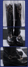 Load image into Gallery viewer, UWOWO Capitano Cosplay Shoes Game Genshin Impact Fatui Harbingers Il Capitan Cosplay Shoes Boots
