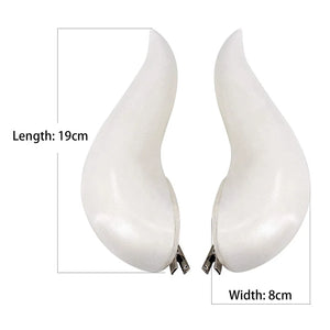 In Stock DAZCOS Anime Overlord Albedo Cosplay Costume Halloween Christmas Costume Cos Women White Dress Overlord Albedo Cosplay
