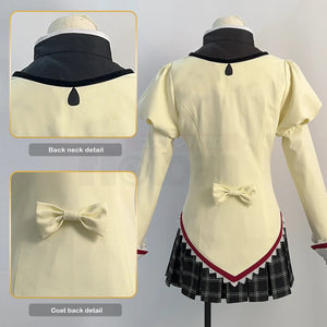 HOLOUN Puella Magi Madoka Magica Anime Kaname Madoka Cosplay Costume Jk Skirt Shirt Akemi Homura Tomoe Mami Miki Sayaka Sakura