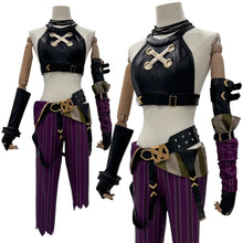 Load image into Gallery viewer, HOLOUN LOL Game Jinx Cosplay Costume Wig Loli Outfit Halloween Christmas Gift Cos Convention
