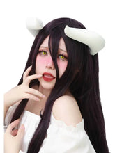Load image into Gallery viewer, In Stock DAZCOS Anime Overlord Albedo Cosplay Costume Halloween Christmas Costume Cos Women White Dress Overlord Albedo Cosplay
