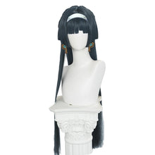 Load image into Gallery viewer, UWOWO Astra Yao Wig Game Zenless Zone Zero ZZZ Astra Yao Cosplay Wig Dark Green Hair Halloween Wig

