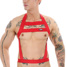 Load image into Gallery viewer, CLEVER-MENMODE Chest Bondage Lingerie Sexy Body Harness Men Elastic Belt Straps Halter Neck Costume Wear hombre Erotic Clothing
