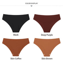 Load image into Gallery viewer, 3 Pcs Set Seamless Panties for Women Breathable Low Waist Sexy Underwear Solid Silk Briefs Invisible Seamless Panties Woman
