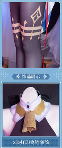 Game Genshin Impact Cosplay Ganyu Costume Shoes Horns Wig Cosplay Anime Game Gan Yu Women Outfit Anime Halloween Party Fancy