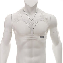 Load image into Gallery viewer, CLEVER-MENMODE Arnes Hombre Mens Bondage Harness Shoulder Body Chest Straps Lingerie Muscle Elastic Harness Halter Neck Straps
