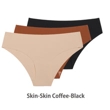 Load image into Gallery viewer, 3 Pcs Set Seamless Panties for Women Breathable Low Waist Sexy Underwear Solid Silk Briefs Invisible Seamless Panties Woman
