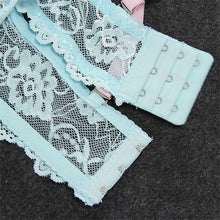 Load image into Gallery viewer, Lace Bra Set 3 Breasted Sexy Lingerie Comfortable Floral Bra and Panties Push Up Women Underwire Adjusted-straps Underwear Sets
