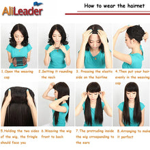 Load image into Gallery viewer, Alileader Beauty Wish Wig 1Pcs-5Pcs New Stretchable Elastic Hair Nets Snood Wig Cap Cool Mesh Cosplay Black Color FishHairnet
