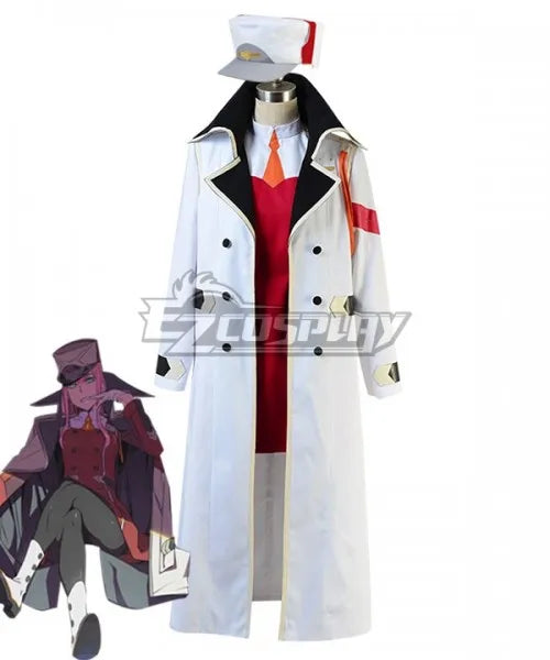 Darling In The Franxx Zero Two Code 002 Cosplay Costume - Only Cloak And Hat E001