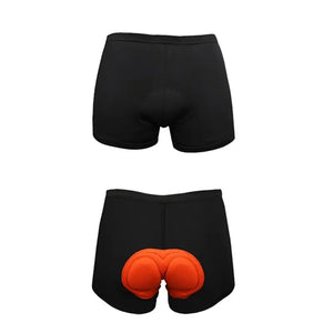 Unisex Black Bicycle Cycling Pants Solid Cosplay Comfortable Underwear Sponge Gel 3D Padded Bike Short Pants Cycling Shorts