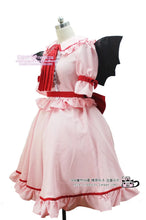Load image into Gallery viewer, Touhou Remilia Scarlet Delux Cosplay Costume with wing
