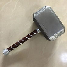 Load image into Gallery viewer, 44cm Thor&#39;s Hammer Cosplay 1:1 Thunder Hammer Weapons Model Kids Gift Avengers Superhero Role Playing Captain America Iron Man

