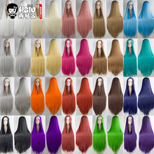 Load image into Gallery viewer, 100cm cosplay Long Wig HSIU high temperature fiber Synthetic Wigs Cosplay Wigs Party Wigs 21 color
