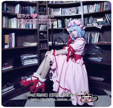 Load image into Gallery viewer, Touhou Remilia Scarlet Delux Cosplay Costume with wing
