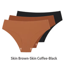 Load image into Gallery viewer, 3 Pcs Set Seamless Panties for Women Breathable Low Waist Sexy Underwear Solid Silk Briefs Invisible Seamless Panties Woman
