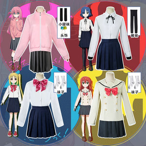 Lonely Rock Cos Costume Poqi Sauce Back Rattan One Li Little Lonely HITO Yudai Yamada Cool Cosplay Clothing for Women