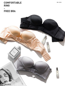 Smilai Non Slip Invisible Bra Wireless Underwear
