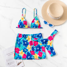 Load image into Gallery viewer, Women&#39;s Swimsuit 2023 New Fashion Sexy Bikini Small Size Sexy T-Back Hot Spring Skirt Three-Piece Swimsuit
