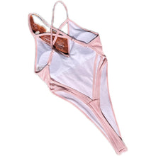 Load image into Gallery viewer, 2022 New One-Piece Swimsuit Pure Color Bikini European and American Ladies Spicy Girl T-Back Seaside All-in-One Bikini
