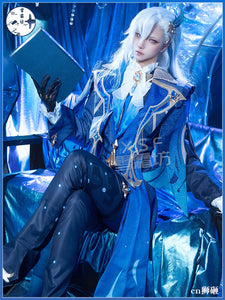 Snow Frost Fang Original God Navilette Cos Costume Fengdan Series Full Set Cosplay Anime Game Clothing Men