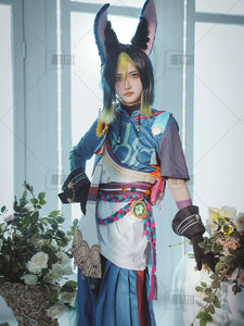 Original God Tinari Cos Costume Su Mi Dao Chenglin's Patrol Official Cosplay Anime C Suit Full Set Wig In Stock