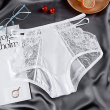 Load image into Gallery viewer, Non-Trace Carry Buttock Lace High Waist Ice Silk Underwear Pants
